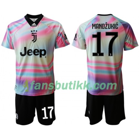 Fotballdrakt Juventus MANDZUKIC 17 Barn EA Sport 2018-2019 Kortermet